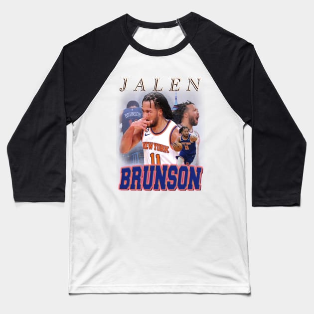 Jalen Brunson Knicks Baseball T-Shirt by dsuss